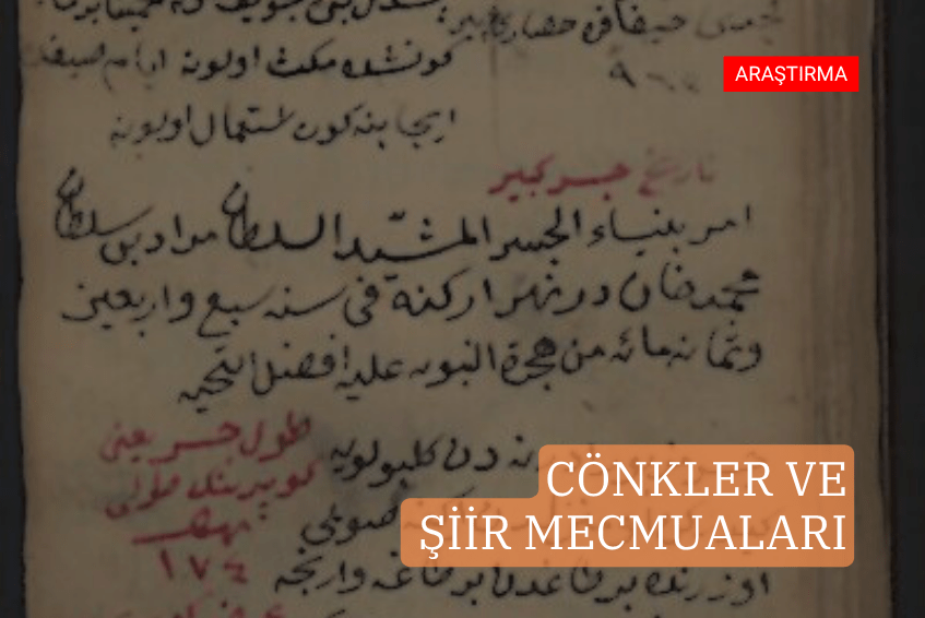 CÖNKLER VE ŞİİR&nbsp;MECMUALARI